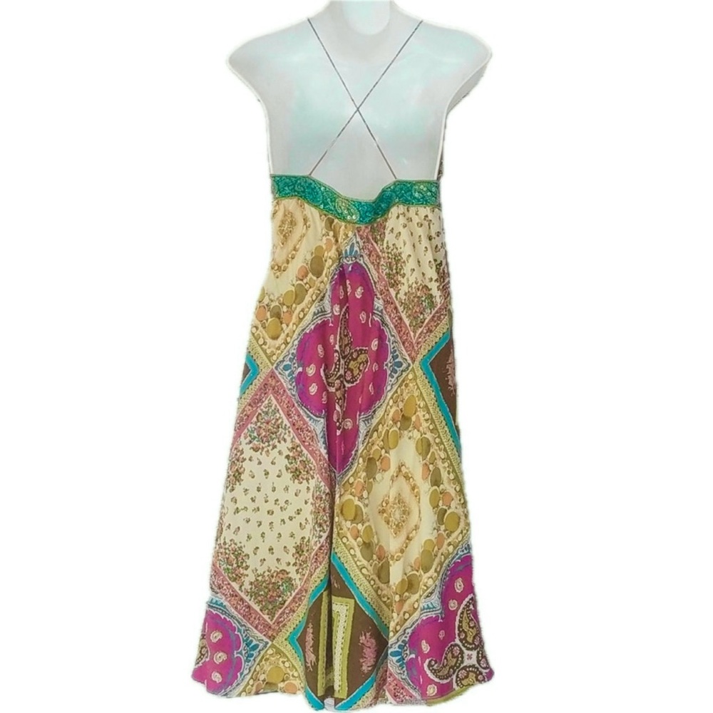 Nicole Miller Studios Multicolor Patchwork Sequin… - image 2